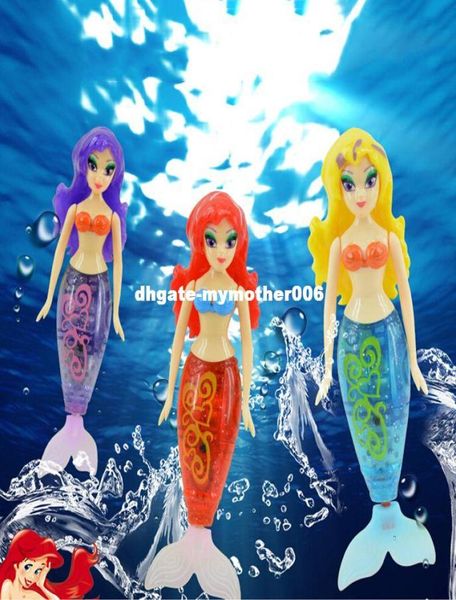 15 cm Robot de compagnie électronique Small Sirène Tail de poisson natation colorée Robofish Dolls Toys for Kids Christmas Gifts4368322