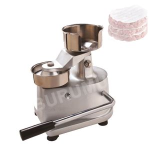 Prensa Manual para hamburguesas de 15cm, máquina formadora de hamburguesas, procesador de forma redonda de carne, herramienta de molde para pastel de carne de cocina