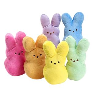 15 cm Peep Bunny Plush Toys Gevulde Animal Star Carrot Rabbit Doll Room Desktop Sofa Decor Easter Bunny Soft Pillow Gifts For Kid