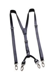 15 cm echte lederen mans Suspenders mode haak beugel braces elastiek verstelbare suspensorio bretelles tirantes casual broek6552631