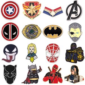 15Colors Boys Science Fiction héros émail Épingle mignon films anime jeux épingles en émail dur collectionne le cartoon métaton broche sac à dos sac de sac à dos collier badges