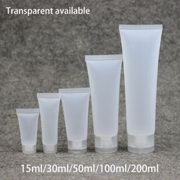 15 g 30 g 50g 100 g 200 g parfum fles Squeeze Clear Cosmetic Facial Lege Emulsion Foot Cream Lotion Bottle 50pc