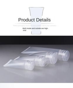 15g 30g 50g 100g tuyau cosmétique emballage tube nettoyant pour le visage Squeeze Bottle plastique Cosmétiques tuyaux lavage crème pour les mains Top Qualité