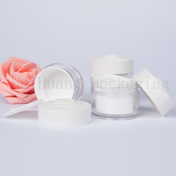 15g 30g 50g Crème maquillage plastique AS contenants de pot, vide récipient cosmétique, petites boîtes Nail Art, MINI pot en plastique pots bricolage