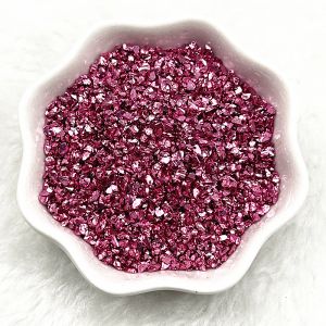 15g / lot Couleur en verre métallique Perges écrasées Boulonnages en résine en silicone pour bijoux faisant du bricolage de moule à résine époxy Décoration de l'art nail