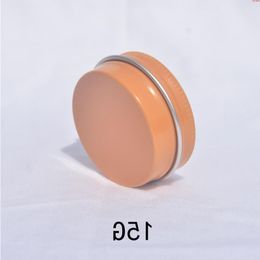 15g Orange Crème Emballage Boîte En Aluminium Encens Bougie Pots De Pommade Vide 15ml Thé Bijoux Cadeau Potgoods Bmsnk