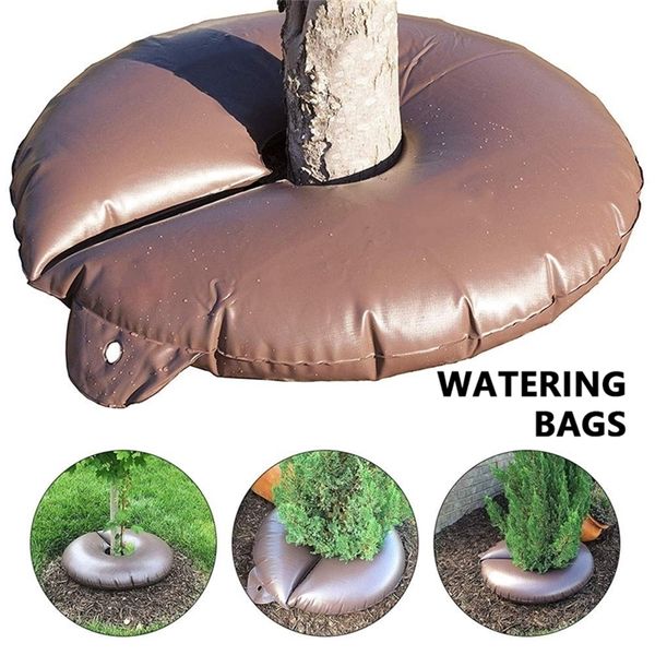 Bolsa de riego de árboles de 15 galones Bolsa de goteo automática de PVC de liberación lenta Sistema de riego por goteo para plantar árboles Riego de jardín T200530