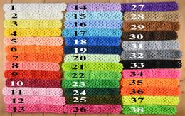 15 pouces bébé fille Crochet Tutu bustiers poitrine enveloppement large Crochet bandeaux couleur bonbon vêtements 6574414