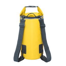 15L 20L Sac à sec imperméable extérieur kayak Sacs de nage en canoë kits de voyage sac de rangement sac à dos PVC