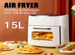 15L Air Fryer Four Toaster Rottisserie et déshydrator avec LED Digital Tactile Multicookers Multiplayer Multiplayer Electricity For T
