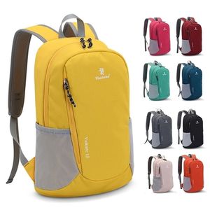 Mochila de ciclismo impermeable para exteriores de 15L, mochila ligera plegable para bicicleta, cómoda, transpirable, para viajes, montañismo, 220303