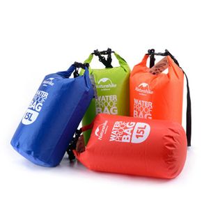 15L sacs de voyage imperméables ultra-portables 4 couleurs sacs imperméables de natation à la dérive en plein air sacs de rangement à sec ZZA792-6