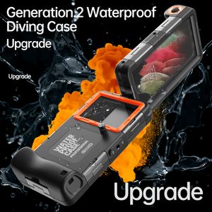 15M Professionele Duiken Telefoon Case Voor Iphone 14 13 12 Pro Max Onderwater Nemen Waterdichte Gevallen Voor Samsung s21 S22 S23 Ultra