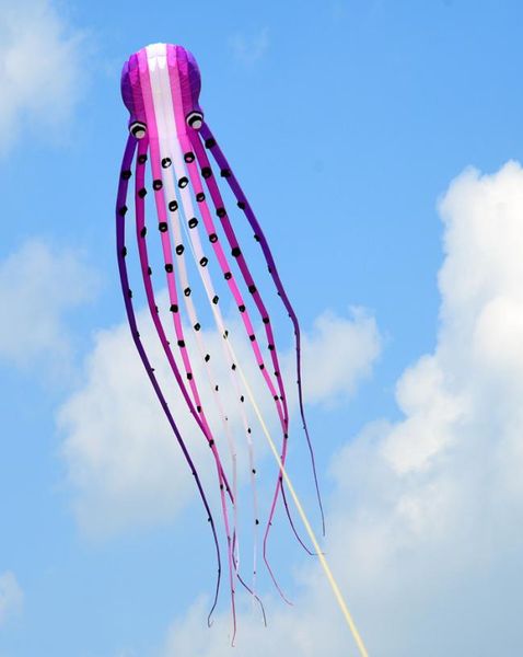 15 m de una línea de una sola línea Purple PARAFOIL Octopus Power Sport Kite A2752762