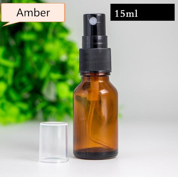 15ml 1/2Oz Cobalt Blue Fine Mist Atomizer Bouteille en verre Vaporisateur Parfum rechargeable Bouteille vide en verre pour huile essentielle d'aromathérapie SN2574