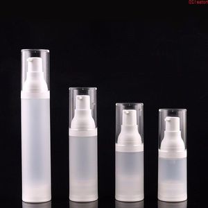 15 ml 20 ml 50 ml vide cosmétique bouteille sans air de luxe en plastique givré pompe de traitement lotion sous vide maquillage conteneur cas 10pcs / lotgoods Oeeqq