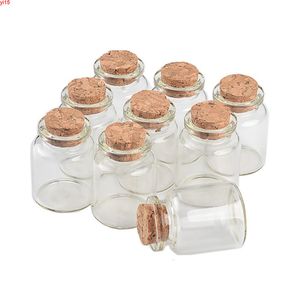 15 ml 30*40*17mm Mini bouteilles en verre transparent avec des bocaux vides en liège artisanat clair 50 pcs/lot bonne quantité