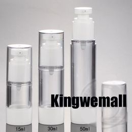 15 ml 300 stks / partij Airless-fles, airless pomp, vacuümfles, plastic fles, cosmetische cbottle,