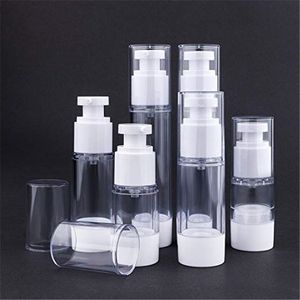 15 ml 30 ml 50 ml 80 ml 100ml 120 ml airless pump fles vacuüm pers lotion spuitpomp containers hervulbare draagbare reisflessen