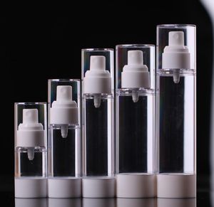 15ml 30ml 50ml 80ml Plástico Airless Loción Bomba de emulsión Botella de spray Vacío Mujeres Envase cosmético 100ml SN3369