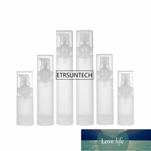 15 ml 30 ml 50 ml bouteille en plastique sans air givré/mat pompe à vide bouteille bouteille de lotion avec matériau PP 500 pcs/lot F3371 conception d'expert de prix usine qualité dernière