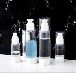 15 ml 30 ml 50 ml Vide Airless Bouteille Lotion Crème Pompe Récipient En Plastique Vide Pulvérisation Cosmétique Bouteilles Distributeur Pour Voyage JL1658