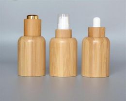 15 ml 30 ml 50 ml botella vacía de madera de bambú natural botella cuentagotas botella recargable 30 ml aceite esencial bambú227I3832834