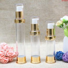 15 ml 30 ml givré bouteille de pompe sans air couvercle transparent contenant cosmétique pour sérum lotion fond de teint gel émulsion emballage 10pcsgoods Uceav