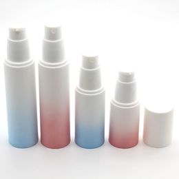 15 ml 30 ml dégradé bouteille sans air lotion crème pompe récipient en plastique vaporisateur sous vide 50 ml distributeur de bouteilles cosmétiques pour cosmétiques Megdu