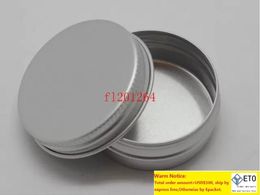 15 ml aluminium balsem blikken pot pot pot 15g comestic containers met schroefdraad lippenbalsem glans kaarsenverpakking 500 pcslot