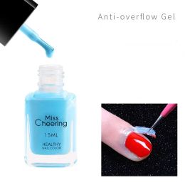 15 ml hydraterende nagel latex vloeistof schil van tape nagelverzorging anti-overstroom lijmrand lijm scheurbare huidverzorging topbasis jas