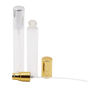 Bouteille de Parfum rechargeable en verre Portable 15ML, avec atomiseur en aluminium, Parfum vide, vente en gros, 100 pièces/lot