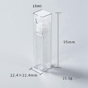 15ML Spray BottleParty Favor Vide PlasticPortable Mini Voyage Parfum Bouteilles CYZ3249 1100Pcs