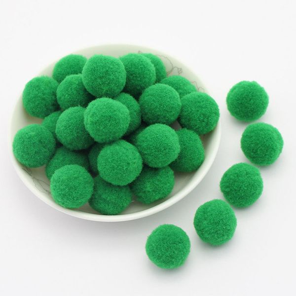 15mm/0.59 pouce (1000) Couleur artisanat Pom poms Noël Fuzzy Pompom Puff Balls Pour DIY Arts, Projets D'artisanat