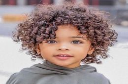 15mm Curl Brown Color4 Pièces de cheveux humains indiens vierges 8x10 Unité de peau de toupet en PU complet pour hommes 3320430