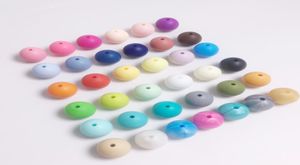 Perles de silicone 15 mm Grade alimentaire en dents infirmières mâchage des perles rondes en silicone perles 6535711