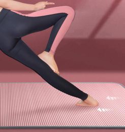 Tapis de Yoga 15mm tapis antidérapant sport résistant à la déchirure NBR tapis de Fitness sport tapis de Pilates avec sangle de sac de Yoga XA111Y8951381