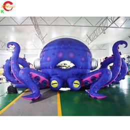 15MW (50ft) met blower gratis schip buitenactiviteiten populaire gigantische opblaasbare Octopus Dome Tent Outdoor Tentakels voor DJ Concert Stage Decoratie