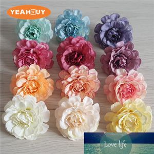 15 pcs 5 cm 12 couleurs Artificielle Azalée Tête De Fleur Pivoine Rose DIY Rhododendro Fleurs De Mariage Guirlande Décor À La Maison Floral Pr