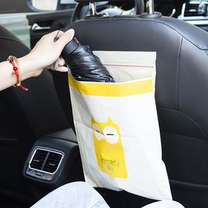 15-stcs auto vuilniszakken wegwerpbare biologisch afbreekbare afvalopslagtas huis zelfklevende afvalhouder Auto Interior Accesorios