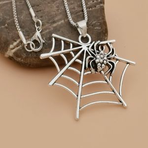 15 pièces breloques araignée Halloween pendentif collier pour hommes femmes bijoux cadeau T-04