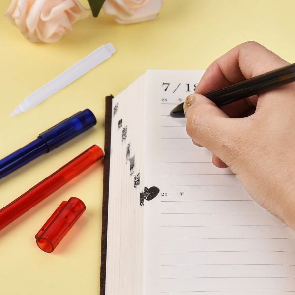15pcs stylo Chalkboard Pen étudiants papeterie marqueur effacable marker blanc stylos à craie avec brosse liquide marqueur stylo pour l'école de bureau