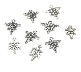 15 -stt teken charm rn np bsn ma lvn pa rn lpn da dh charmes antieke zilveren charms hangers 11x20mm6989229