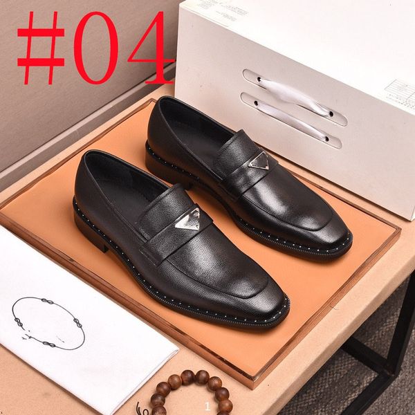 15style britannique hommes chaussures habillées de créateur grande taille 38-45 chaussures en cuir fendu élégantes pour hommes chaussures sociales formelles hommes Oxfords de haute qualité