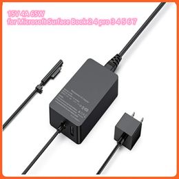 15V 4A 65W voor Surface Book pro 3 pro 4 5 6 7 Tablet EU / US / UK / AU Voeding Adapter Snelle Oplader mobiele telefoon USB 5V 1A