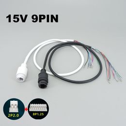 15V 9pin 9 Core RJ45 Câble réseau POE PORAT PORT PORT POWER Câble POE à pion unique pour la caméra IP Surveillance de la vidéosur