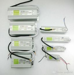 15W 20W 30W 60W Constaute d'alimentation à LED extérieure imperméable 100240V AC vers 12V 24V DC Transformateur IP67 pour le module LED et Strip1867526