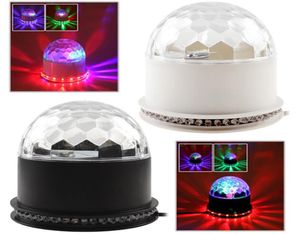 15W 2in1 VoiceActivated RGB Kristallen Magische Bal 48 LEDs Podiumverlichting Effect Lichtlamp LED Licht Auto voor Disco Party6187801