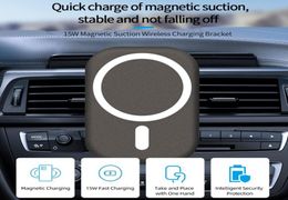 15W Magnetische auto Wireless Charger Super Adsorption Magnet voor iPhone 12 -serie snel oplaadwagen mobiele telefoon Holder3089632