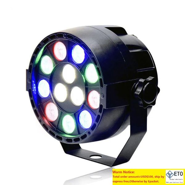 15W RGBW 12 LED par lumière DMX512 contrôle du son coloré LED lumière de scène pour la barre de concert de musique KTV effet disco éclairageZZ